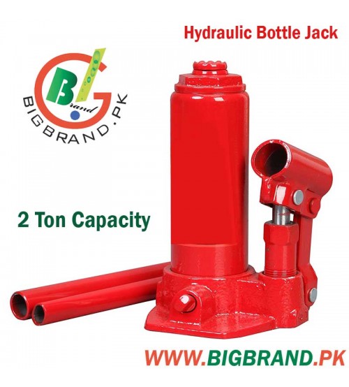 Red 2 Ton Capacity Car Hydraulic Bottle Jack